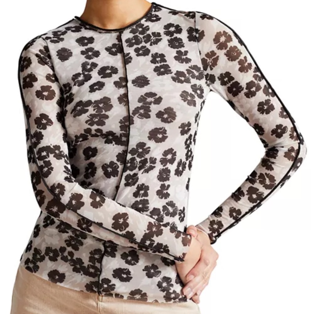 NWT Aubriiy Skinny Jersey Top